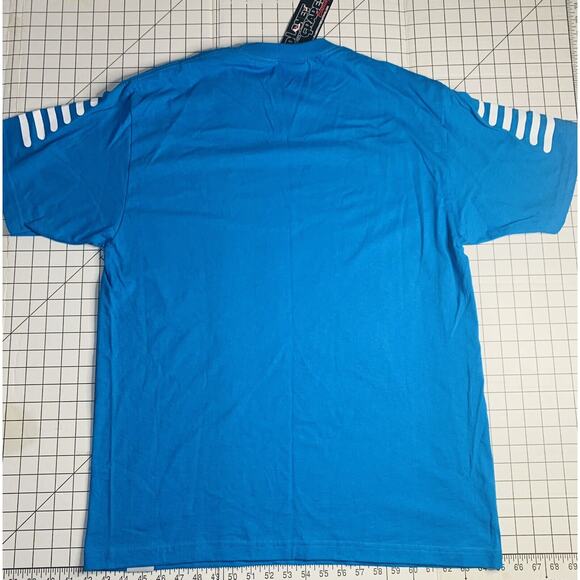 Planet of the Grapes Clothes Blue w/ Silver Elevate Keep It Lit T-Shirt XL NWT - Picture 8 of 10